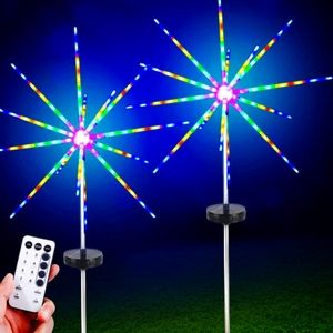 Best Solar Lights EVER ~ Bursting star firework!!! New in box~